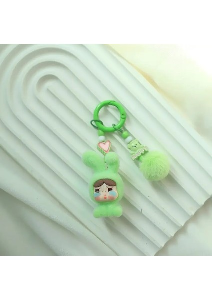 Yeni Crybaby Power Mini Keychain Karikatür Yaratıcı Üç Boyutlu Bebek Öğrencileri Okul Çantası Kolye Araba Ana Zincir Ler (Yurt Dışından)