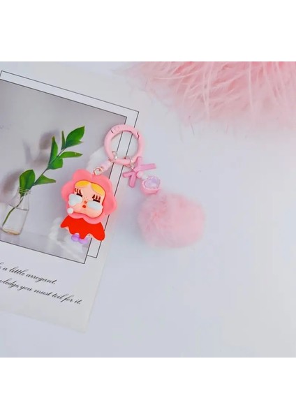 Yeni Mini Crybaby Keychain Karikatür Yaratıcı Üç Boyutlu Bebek Okul Babası Kolye Araba Anahtar Zinciri Lar ve Erkekler Ler D (Yurt Dışından)