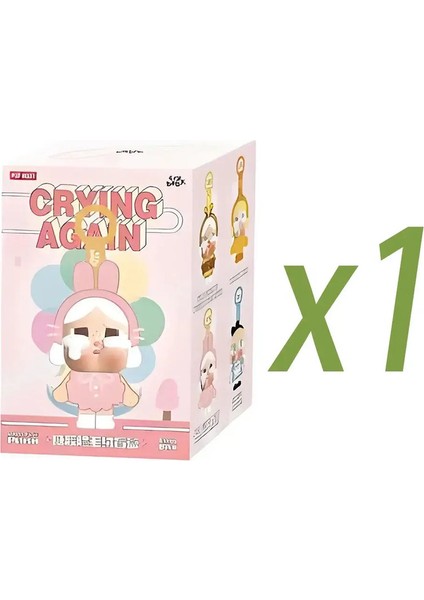 Popmart Crybaby Crying Again Serisi Vinil Oyuncaklar Kawaii Anime Action Figür Caixa Caja Sürpriz Su Dolls Kızlar Su (Yurt Dışından)