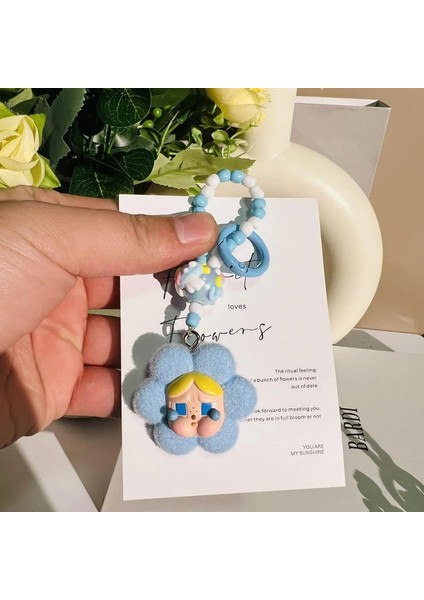 Yeni Kawaii Crybaby Keychain Kolye Karikatür Sevimli Reçine Bebek Araba Anahtarlık Sırt Çantası Kolye Leri E (Yurt Dışından)