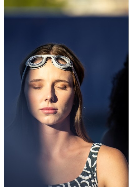 Nabaiji Yüzücü Gözlüğü - Standart Boy - Gri - 100 Ready fırsatları