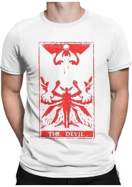 Şeytan Tarot Debiruman Devilman Crybaby Erkekler Tshirt Japonya Anime Tee Fil Harajuku Manga T-Shirts Yaz Giyim Le2/boyut: M (Yurt Dışından)