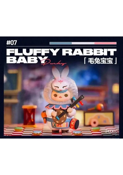 Pop Mart Pucky Festival Babies Serisi Anime Action Figür Tahmin Tahmin Torba Süsleme Figürinleri Ev Dekoru Masaüstü Moda Oyuncakları Onay Stili B (Yurt Dışından)