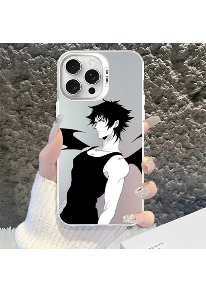 D-Devilmans C-Crybabys Iphone 16 Için Telefon Kılıfı 15 Pro Max Case 14 Plus 13 12 11 Renk Gümüş Kılıf Z3/malzeme: Iphone 11 Için (Yurt Dışından)