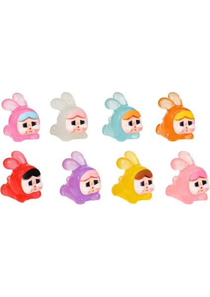 5/8pcs Noctilucent Crybaby Model Oyuncak Karikatür Reçinesi 3D Masaüstü Dekorasyon Anime Figürleri Araba Süslemeleri Bebek Kızları For: CP01/BOYUT: 5pcs (Yurt Dışından)