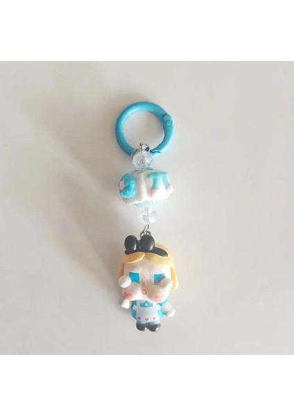 Kawaii Mini Crybaby Parçacıkları Anahtarlık Bebek Çift Anahtarlık Sevimli Anime Cep Telefon Çantası Kolye Takılar Sırt Çantası Dekorasyon Si: 14 (Yurt Dışından)