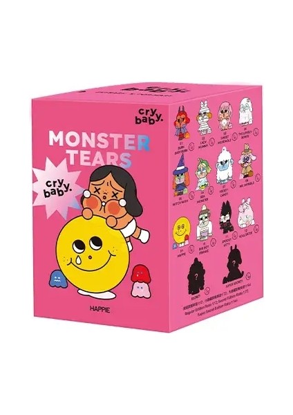 Orijinal Crybaby Monster Gözyaşları Serisi Oyuncaklar Sevimli Aksiyon Figürleri Su Model Dekor Bebek Si: E (Yurt Dışından)
