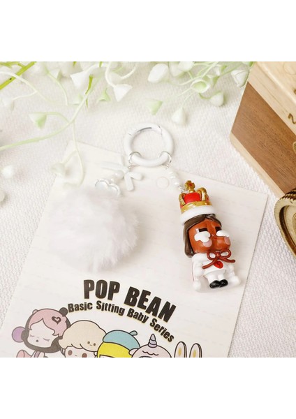 Yeni Mini Crybaby Keychain Kolye Kawaii Cartoon Creative Üç Boyutlu Bebek Öğrencileri Tag Araba Ana Zinciri Lar ve Erkekler Renkleri: B (Yurt Dışından)