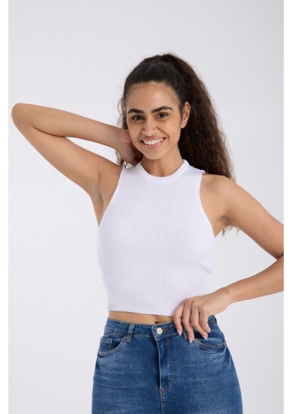 Ribanalı Fit Crop Atlet DNV-000135 fırsatları