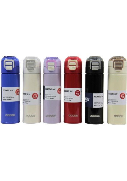 Dodge Çift Kullanımlı Kapak Çelik Matara 400 Ml. DDG-DB-24515-400 Siyah fiyatları