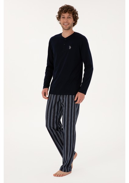 Erkek Lacivert Pijama Takım 50318607-VR033
