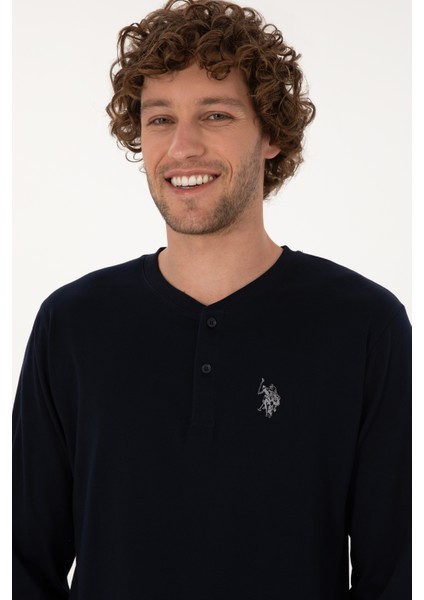 Erkek Lacivert Pijama Takım 50318607-VR033 fiyatları