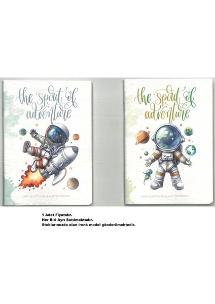 Spırıt Tel Dikişli Karton Kapak A6 60 Yp. Çizgili Defter - Tekli fırsatları