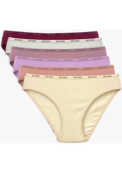 Kutulu 6 Adet Fitilli Bikini Külot Set