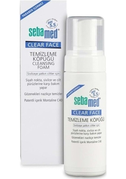 Sebamed Temizleme Köpüğü Clear Face 150 ml