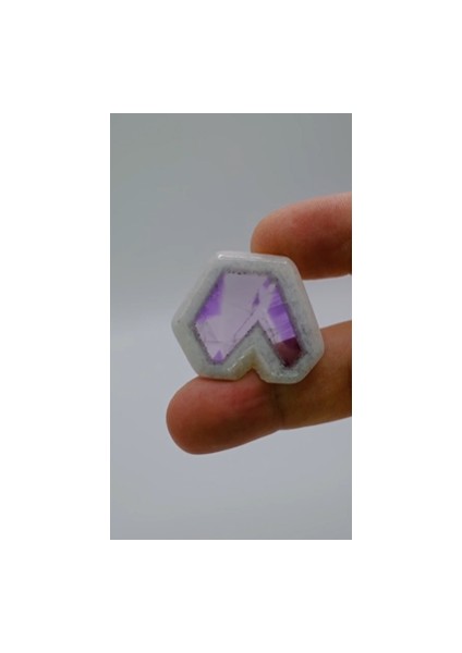 51.05CT 37.2X31.9MM Natural Trephce Amethyst