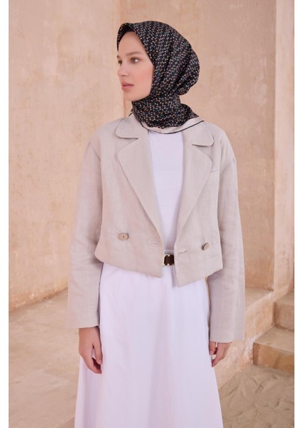 Tivil İpek Eşarp 4128 - 85 Siyah Karışık Desen fiyatları