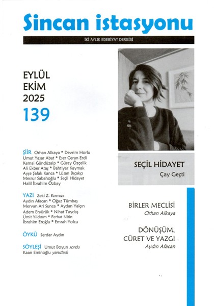 Sincan Istasyonu Dergi 139.SAYI Eylül- Ekim 2025
