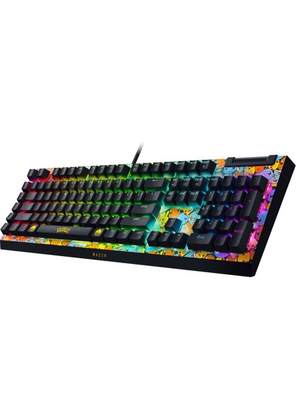 Blackwidow V4 x (Green Switch) - Pokemon Kanto Starters Edition - Us Layout Klavye RZ03-04704200-R3M1 modelleri