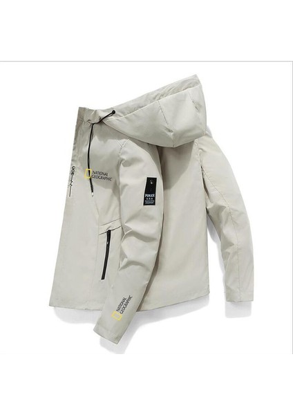 Fermuarlı Spor ve Rahat Kapüşonlu Outdoor Erkek Mont