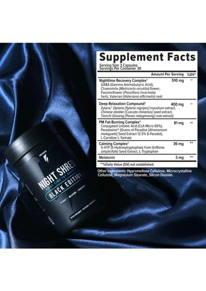 Night Shread Time Fat Burner Gece Yaq Yakma 60 Lı indirimleri