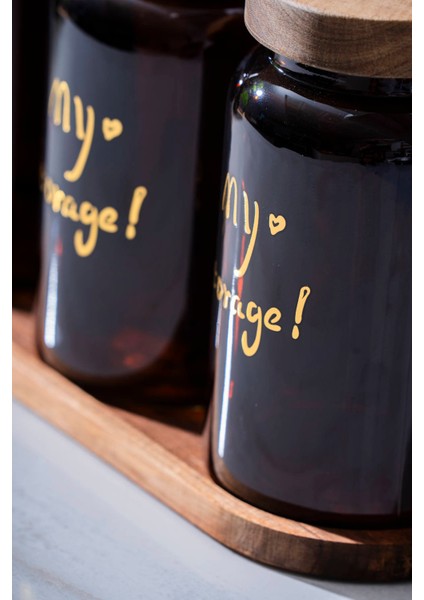 Pierre Akasya Kapaklı Kavanoz Seti - 19 cm fiyatları