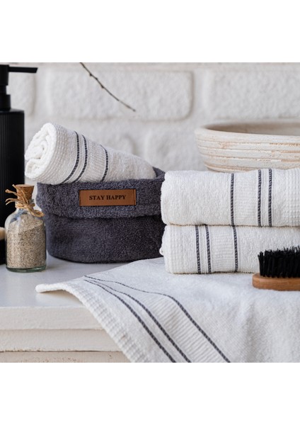 Home Daily 4 Lü Havlu Seti 30X50 Cm-Antrasit indirimleri