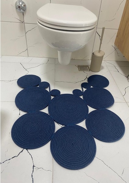 Jüt Klozet Önü Paspas Lacivert fiyatları