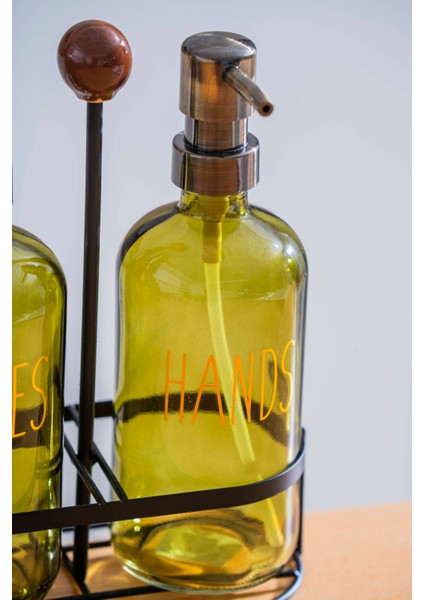 Pierre Metal Standlı Sabunluk Seti - 500 ml modelleri