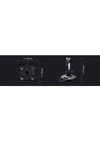 2113 Pro Uçuş Simülatör Joystick Kontrolcü Pc