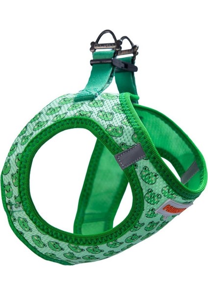 Frog Air-Mesh Göğüs Tasması Kedi Köpek Göğüs Tasması Kurbağa Desenli Köpek Tasması indirimleri