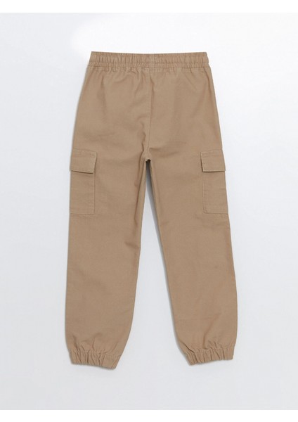 Lcw Kids Bej Beli Lastikli Erkek Çocuk Jogger Pantolon modelleri