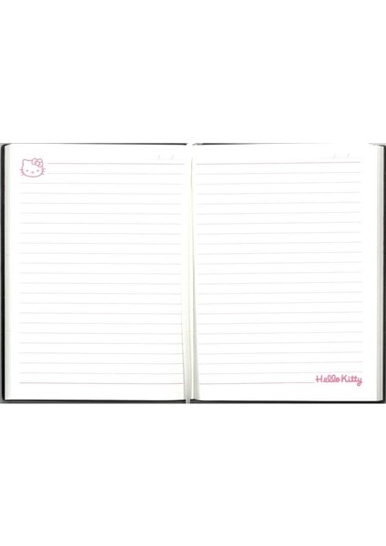 Vıctorıa's Journals 524-1936 Hello Kıtty Smyth Flexy Esnek Vegan Deri Kapaklı 13X18 80 Gr. 80 Yaprak Çizgili Defter modelleri