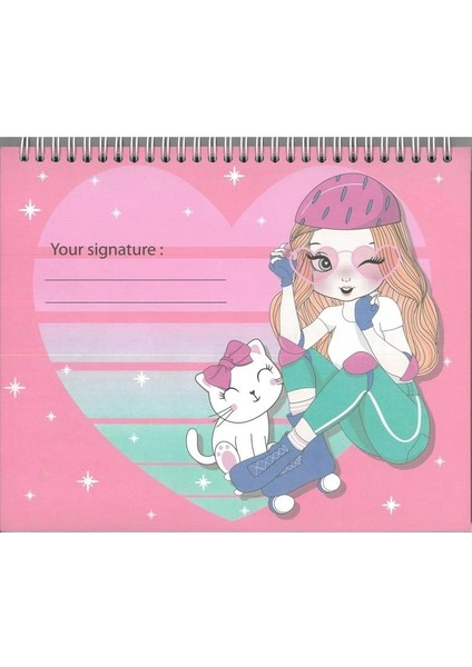 Style On K9018 Stıckerlı Moda Tasarım Defteri 21X25 Sketch Book modelleri