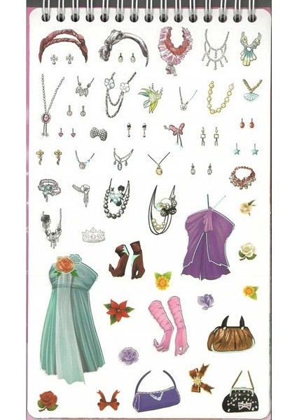 Style On K9007 Stıckerlı Moda Tasarım Defteri 14X24 Sketch Book modelleri