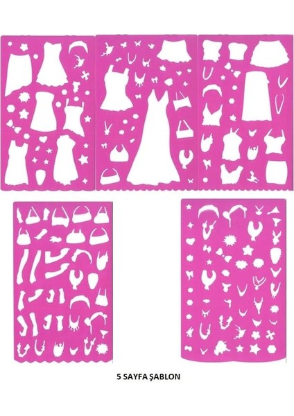 Style On K9007 Stıckerlı Moda Tasarım Defteri 14X24 Sketch Book indirimleri