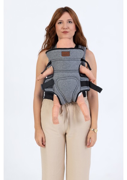 Premium Lüks Bel Destekli Bebek Kanguru - Ergonomi, Kolay Kullanım ve Modern Tasarım