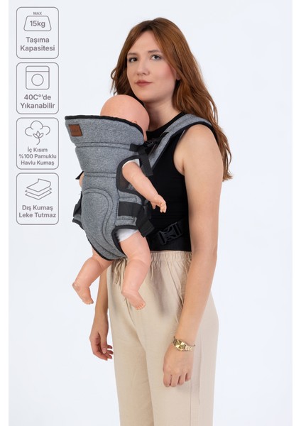 Premium Lüks Bel Destekli Bebek Kanguru - Ergonomi, Kolay Kullanım ve Modern Tasarım modelleri
