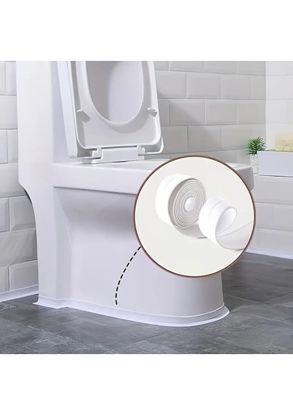 Sızdırmaz Su Geçirmez Kenar Bandı – Banyo, Küvet, Lavabo, Tezgah ve Duşakabin Için 38MM x 3.2m modelleri