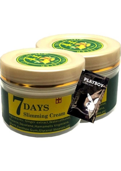 Marcello 7 Days 2X100 ml Ginger Miracle Slimming Cream Sıkılastırıcı+1 Ad Jel ile