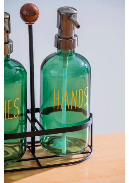 Pierre Metal Standlı Sabunluk Seti - 500 ml modelleri