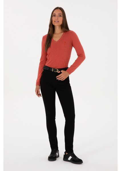 Kadın Siyah Pantolon (Kanvas-Chino) 50309156-VR046 modelleri