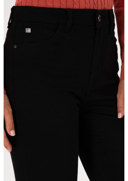 Kadın Siyah Pantolon (Kanvas-Chino) 50309156-VR046 indirimleri