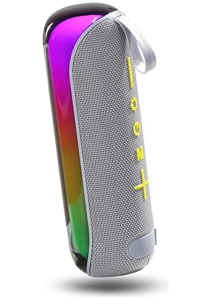 MM45 Rgb Kablosuz Taşınabilir Gri Hoparlör