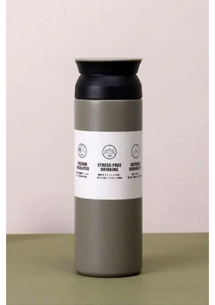 Kişiye Özel 500 ml Paslanmaz Çelik Ay Yıldız Baskılı Termos 8 Saat Isı Koruma Kahve ve Çay Termosu fırsatları