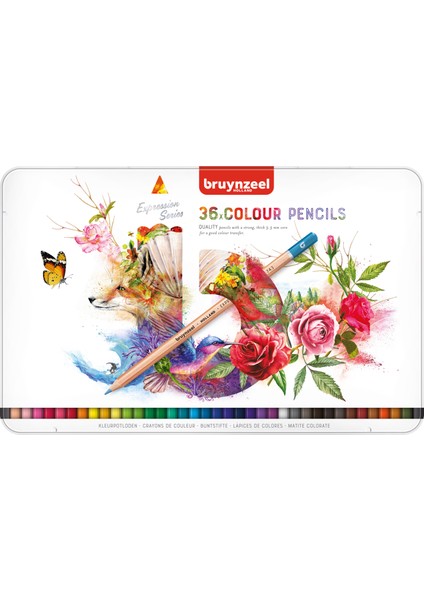 Bruynzeel Expression Colour Kuru Boya Kalemi 36 Renk