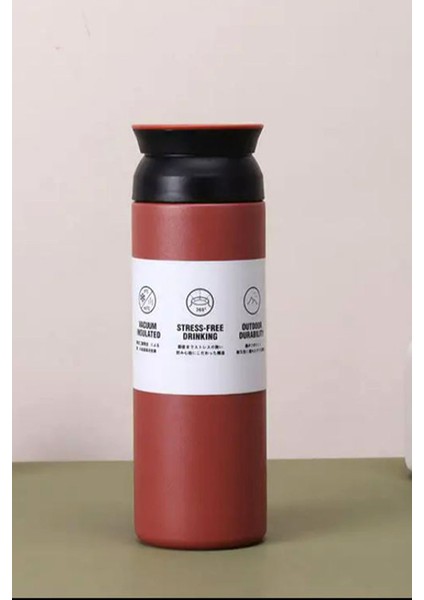 Kişiye Özel 500 ml Paslanmaz Çelik Ay Yıldız Baskılı Termos 8 Saat Isı Koruma Kahve ve Çay Termosu modelleri