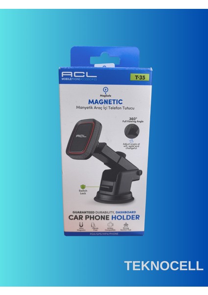 T-35 Magnetıc Araç Içitelefon Tutucu