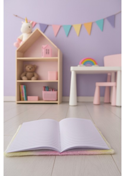 Çocuk Peluşlu Anı Defteri 80 Yaprak Ithal Ürün Unicorn fırsatları