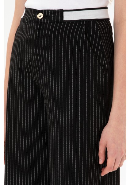 Kadın Siyah Pantolon (Kanvas-Chino) 50317169-VR046 indirimleri